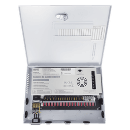 Fuente de Alimentación / 18 Canales / 20 A / 11-15 VCC / 250 W / Filtro de Ruido por Canal / Doble Ventilador