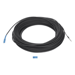Cable de Fibra Óptica Drop / G.657A2 / Monomodo Simplex / 100 m (328.08 pies) / SC/UPC-SC/UPC / LS0H / Interior-Exterior