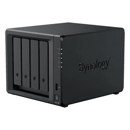NAS 4 Bahías / Intel Celeron J4125 2.7 GHz / 2 GB DDR4 Expandible / 2.5GbE + 1GbE / 2 Ranuras M.2 NVMe / Hasta 80 TB