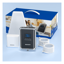 Amplificador Celular 5G / Penta Banda 700-2600 MHz / 70 dB Ganancia / Cobertura 600 m² (6458.3 ft²) / 2G 3G 4G 5G / Sin Configuración