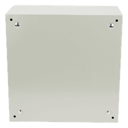 Gabinete IP66 / Acero IK10 / 400x400x200 mm / 15.7x15.7x7.9 in / Placa Trasera Galvanizada / Cerradura con Llave