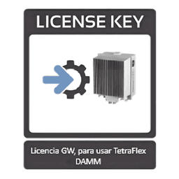 Licencia GW, para usar TetraFlex en estación base BS422 de DAMM