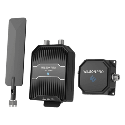 Amplificador de Señal Celular IoT / Ganancia 15 dB / Potencia 24 dBm / Bandas 12/13/5/4/25/2 / 700-2100 MHz / Bypass RF Pasivo