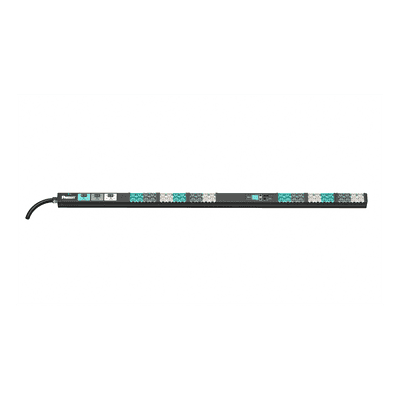 PDU Inteligente Monitoreable y Switchable / 48 Salidas Combinadas C13/C15/C19/C21 / Entrada NEMA L21-30P / 208 Vca / 30 A / Pantalla Táctil / Instalación Vertical 1U / Cable 3 m (9.8 ft)