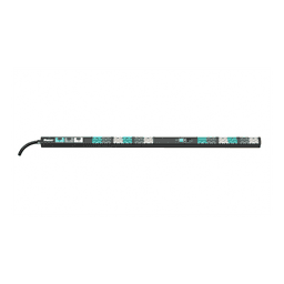 PDU Inteligente Monitoreable y Switchable / 48 Salidas Combinadas C13/C15/C19/C21 / Entrada NEMA L21-30P / 208 Vca / 30 A / Pantalla Táctil / Instalación Vertical 1U / Cable 3 m (9.8 ft)