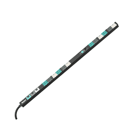 PDU Inteligente Monitoreable y Switchable / 48 Salidas Combinadas C13/C15/C19/C21 / Entrada NEMA L21-30P / 208 Vca / 30 A / Pantalla Táctil / Instalación Vertical 1U / Cable 3 m (9.8 ft)