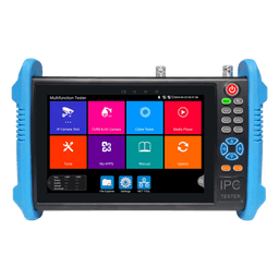Tester de Video Profesional / Pantalla Táctil IPS 7" / 4K/8K H.265 / IP/HD/Analógico / TVI/CVI/AHD/CVBS / PoE 24W / TDR / HDMI 1080p / Autonomía 10 h