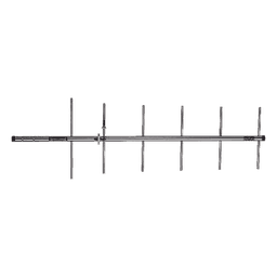 Antena Yagi Direccional / 150-174 MHz / 10.2 dBi / 6 Elementos / 250 W / 161 km/h