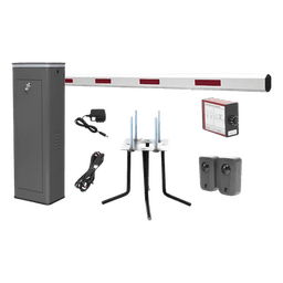 Kit Barrera Vehicular Derecha / Brazo 3 m (9.84 ft) / Apertura 1.5 s / Uso Semi-Intensivo / Accesorios de Seguridad Incluidos / 110V