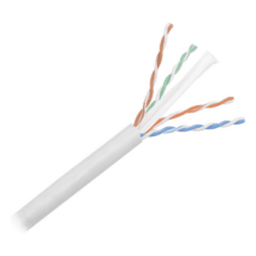 Bobina de Cable UTP / Cat 6 / 24 AWG / 305 m (1000 ft) / 4 Pares / PVC CM / Cobre Sólido