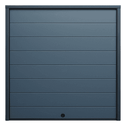 Puerta de Garage / Estilo Americano / 16×8 pies (4.9×2.4 m) / Aislada / Acabado Deluxe / Color Gris / Línea Central