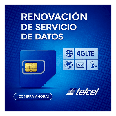 Plan de Datos Anual / 6 GB por Mes / 12 Meses / Cobertura Nacional México / Roaming EUA y Canadá / Requiere Configuración APN