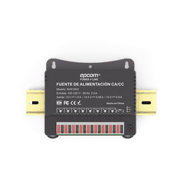 Fuente de Poder / 8 Canales / Salida Ajustable 12/13.5/15 Vcc / 4 A por Canal / 48 W / Montaje en Pared
