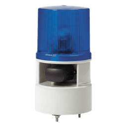 Baliza Indicadora con Bocina / LED Azul / 5 Tonos 105 dB / 4 Patrones Destello / 12-24 VCD / -30 °C a +50 °C