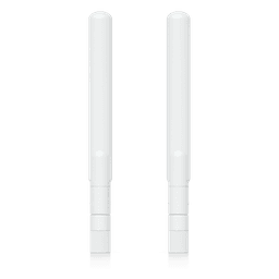 Par de Antenas Omnidireccionales / Doble Banda / 2.4 GHz 3 dBi / 5 GHz 4 dBi / IPX6 / 6.1 x 0.6 x 0.6 pulgadas