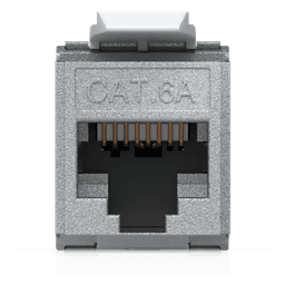 Keystone Jack / Cat6A / Terminación Toolless / Snap-In / 12 Piezas / 23-26 AWG