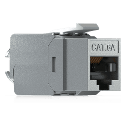Keystone Jack / Cat6A / Terminación Toolless / Snap-In / 12 Piezas / 23-26 AWG