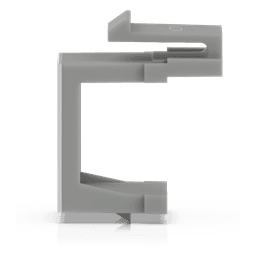 Inserto Keystone Ciego Pasante / Snap-In / 12 Piezas / Gestión de Cableado / 6.3 x 14.6 x 18 mm