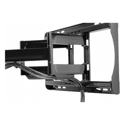 Soporte de Pared Articulado Paramount para Pantallas 39" a 90" / Extensión 542 mm / Capacidad 68KG / VESA 200x100 a 600x400 mm / Inclinación +15°-5° / Pivote ±90°