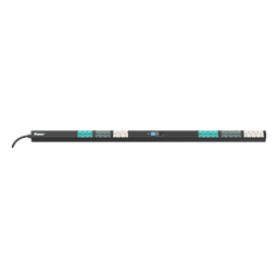 PDU Inteligente Monitoreable / 42 Salidas C13/C15/C19/C21 / Entrada IEC 60309 3P+N+E 16A / 230 Vca / 16 A / Instalación Vertical / Pantalla Táctil