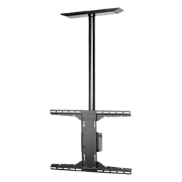 Soporte de techo universal para Pantallas de 32" a 90" / Capacidad de Carga 68.2 kg / Patrón de Montaje hasta 600 x 400 mm / Columna de Aluminio de 36" / Inclinación Ajustable -5° a 20°