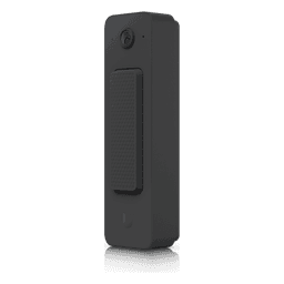 UVC Doorbell Lite – Videoportero Compacto 5 MP PoE con Visión Nocturna IR, Audio Bidireccional y Diseño Resistente al Clima, Color Negro