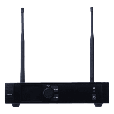 Receptor Inalámbrico Un Canal EP-591U | Transmisión Digital U-Band 540-690 MHz | Modulación PI/4-DQPSK | Pantalla TFT-LCD 2.2" | Salida Balanceada y Desbalanceada | Encripción de Audio | Escaneo de Frecuencia
