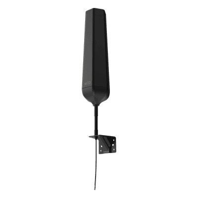 Antena Hexagonal Exterior HEX 360 / 617-894 MHz 6.0 dBi / 1000-1710 MHz 7.5 dBi / 1710-2200 MHz 7.0 dBi / Omnidireccional / Compatible Todas Operadoras Norteamericanas / Material ASA IP67 / VSWR <2.5:1 / Potencia Máxima 10W / Incluye Montaje de 