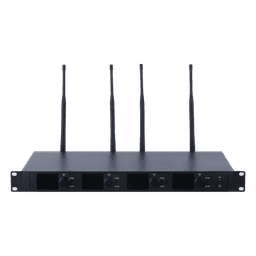 Receptor Micrófono Inalámbrico Digital UHF | Transmisión Digital U-Band pi/4-DQPSK | Distancia 80 mts | Encriptación de Audio | 2197 Ecualizaciones | 15625 Efectos de Reverberación | Pantalla LCD