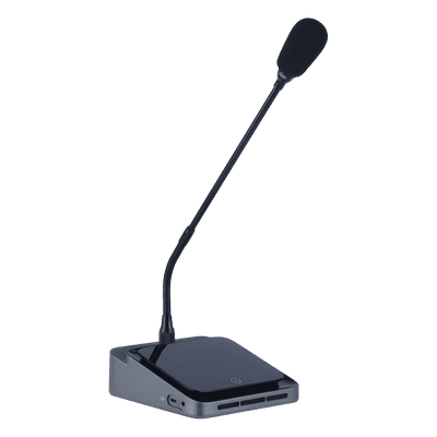 Micrófono Mano Inalámbrico | Rango Frecuencia 470-510MHz, 540-590MHz, 640-690MHz, 807-830MHz | Potencia Salida ≥10dBm | Autonomía >10 Horas | Mute Automático por Caída | Display OLED | 7 Niveles Potencia Aju