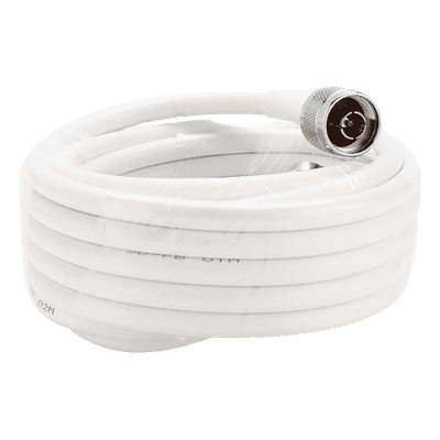 Jumper Coaxial / 50 Ohms / 6 Metros (19.69 Pies) / N Macho Doble / Blindaje 90 dB