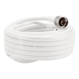 Jumper Coaxial / 12 m (39.4 ft) / Conectores N Macho / Blindaje >90 dB / 50 Ohm / 7.50 mm Diámetro