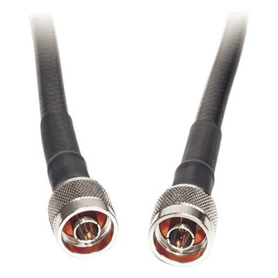 Jumper Coaxial / 24 m (78.74 ft) / N Macho a N Macho / 50 Ohm / LMR400 Equivalente / Blindaje >90 dB