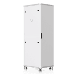 Gabinete Rack de Piso / 42U / 600 x 800 mm (31.5 in) / 800 kg (1763.7 lb) / Puerta de Vidrio Templado / Ventiladores Integrados / Ruedas con Bloqueo