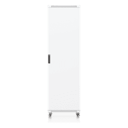 Gabinete Rack de Piso / 42U / 600 x 800 mm (31.5 in) / 800 kg (1763.7 lb) / Puerta de Vidrio Templado / Ventiladores Integrados / Ruedas con Bloqueo