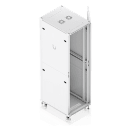 Gabinete Rack de Piso / 42U / 600 x 800 mm (31.5 in) / 800 kg (1763.7 lb) / Puerta de Vidrio Templado / Ventiladores Integrados / Ruedas con Bloqueo