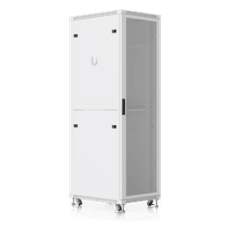 Gabinete Rack de Piso / 42U / 600 x 800 mm (23.6 x 31.5 in) / Carga Estática 800 kg (1763.7 lb) / Puerta Perforada / Ventiladores Integrados / Ruedas con Seguro