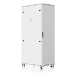 Gabinete Rack de Piso / 42U / 600 x 1000 mm (23.6 x 39.4 in) / Carga 800 kg / Puerta Vidrio Templado / Ventiladores Integrados
