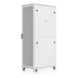 Gabinete de Rack 42U / 600 x 1000 mm / Carga 800 kg (1763.7 lb) Estática / Ventilación Integrada / Puertas Perforadas / Totalmente Ensamblado