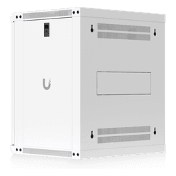 Gabinete Rack 12U / Montaje en Pared / 550 x 450 mm / Puerta de Vidrio Templado / Ventilación Integrada / Capacidad 50 kg