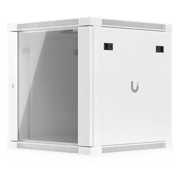 Gabinete Rack 12U / Montaje en Pared / Profundidad 600 mm / Puerta Vidrio Templado / Carga 80 kg (176 lb) / Ventilación Integrada