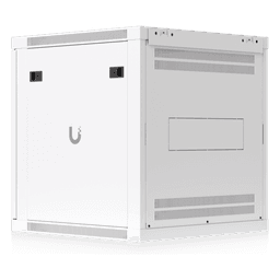 Gabinete Rack 12U / Montaje en Pared / Profundidad 600 mm / Puerta Vidrio Templado / Carga 80 kg (176 lb) / Ventilación Integrada
