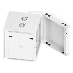 Gabinete Rack de Pared / 12U / 600 x 703 mm (23.6 x 27.7") / Puerta Frontal Vidrio Templado / Puerta Trasera Abatible / Paneles Laterales con Llave