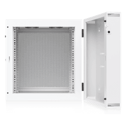 Gabinete Rack 12U / Montaje en Pared / Puerta Trasera Abatible / Ventilación Activa / Paneles con Cerradura / 600 x 700 x 639 mm (23.6 x 27.6 x 25.2")