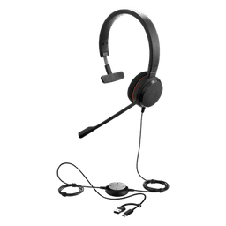 Headset Profesional Mono / USB-C/A / Cancelación de Ruido / Certificación Microsoft Teams / Altavoces 28 mm