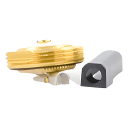 Montaje NMO Permanente / Orificio 3/4 pulgadas / Hilo 1-1/8-18 / Latón con Contacto Dorado / 50W / 50Ω / Sin Cable