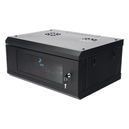 Gabinete de Pared / 4U / 19 in / 455 mm Profundidad / 1.49 ft / Cristal Templado / Acero Reforzado