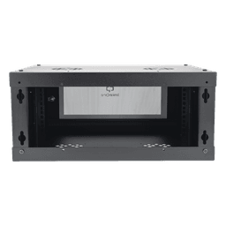 Gabinete de Pared / 4U / 19 in / 455 mm Profundidad / 1.49 ft / Cristal Templado / Acero Reforzado