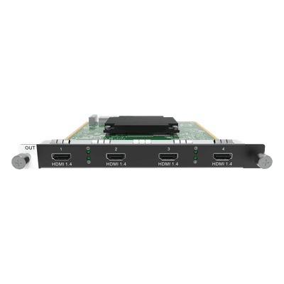 Tarjeta de Salida HDMI / 4 Puertos / HDMI 1.3 y 1.4 / 4K@60Hz / Single Link / Serie H