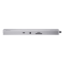 Dock Multipuerto USB-C / 11 en 1 / 8K@120Hz Single o Dual 4K@60Hz / PD 100W / USB 3.2 Gen 1 / Ethernet Gigabit / SD MicroSD / Aluminio / 8.66x1.57x0.63 in